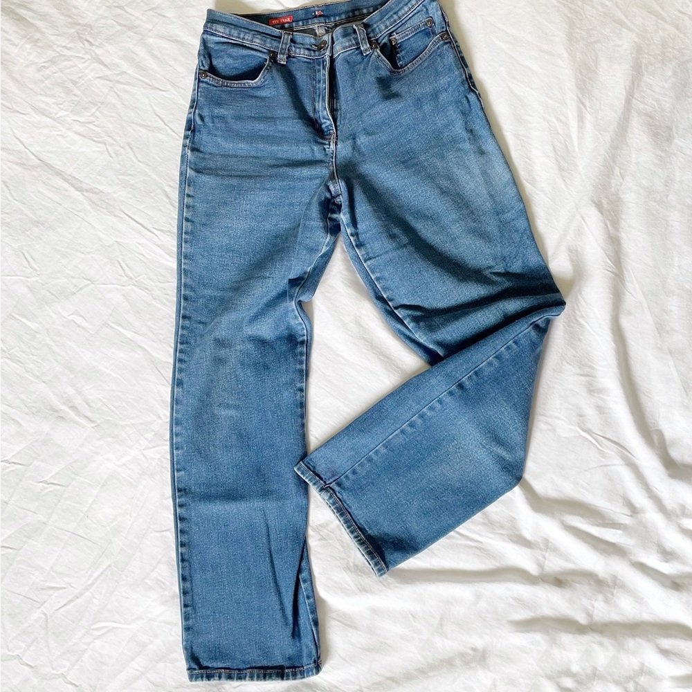 straight jeans